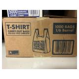 T-shirt bags 1000ct