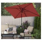 Alum. 10ft Market umbrella in relate harbor
