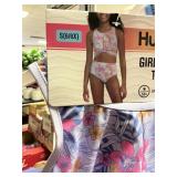 Hurley girls 2 pc tankini S 6-6x