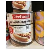 Chef-mate chili sauce w/ meat 6lb