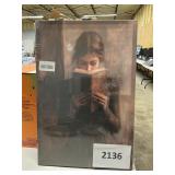 16x24in Canvas reading picture