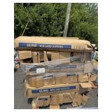 Uline bollard sleeves- skid lot MUST Take all