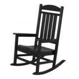 Polywood black rocker