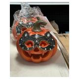 Lighted pumpkin battery op
