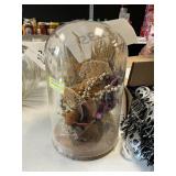 Threshold cloche decor 10in H