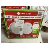 2in 1 Smoke & carbon monoxide alarms 2pk