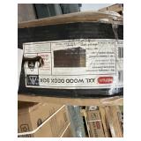 Ketter XXL wood deck box brown