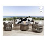 Halifax Fire pit table- 2 chairs ONLY