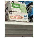 Clear cutlery 360pcs