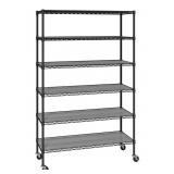 Seville 6-tier wire shelving