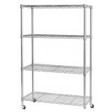 Seville 4-tier steel wire shelving