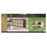Bayside by Whalen room divider w/ 8 storage bins