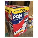 Pom paper towels 30 rolls
