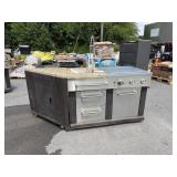 Granite top 3pc outdoor kitchen