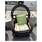 Outdoor wicker chairs 2pc