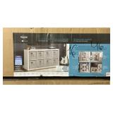 Bayside by Whalen room divider w/ 8 storage bins