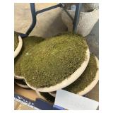 Threshold faux moss bowl 12in