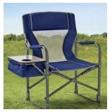 Oversized directors chair -cobalt blue