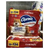 Charmin toilet paper 32 rolls -red