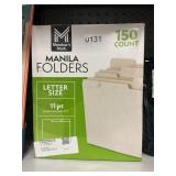 Manila folders 150ct