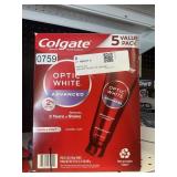Colgate optic white 5 pack
