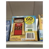 Snyders mini pretzels 60 bags