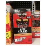 Jack Links beef steaks 15 ct