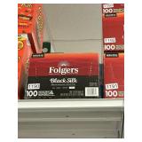 Folgers black silk 100 K cups
