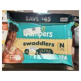 Pampers NB 174 ct diapers