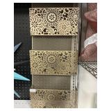 31inH Gold Wall hanging file