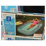 Inflatable sun tub  6.7 ft long