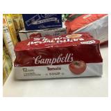 Campbells tomato soup 12 cans