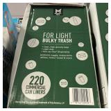 220 Commercial can liners