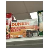 Dunkin original blend medium 72 K cups
