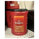 Folgers Colombian medium coffee 40.3 oz