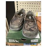 Eddie Bauer mens lace up loafer size 8