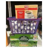 Misc coffee K cups 3 packages-expired