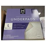 Underpads L 23x36in 120 ct