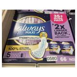 Always maxi 66 pads