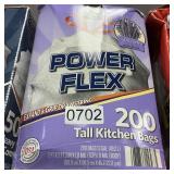Power Flex 200 tall kitchen bags