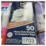 HD kitchen & compactor bags 50 ct