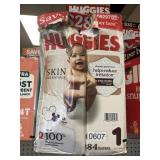 Huggies 184 diapers size 1
