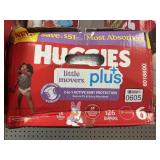 Huggies 126 diapers size 6