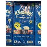 Kleenex 12 flat boxes