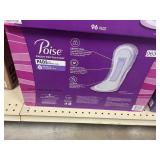 Poise ultimate long 96 pads