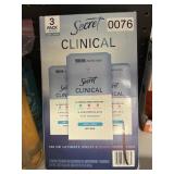 Secret clinical 3-pack