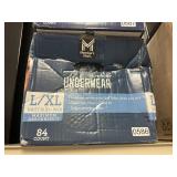 Mens underwear L/XL 84 ct