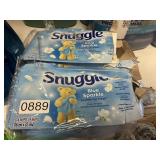 Snuggle dryer sheets 2-160 sheets