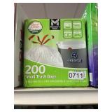 200 Small trash bags 4 gal
