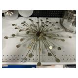 Gold MCM wall decor 21in